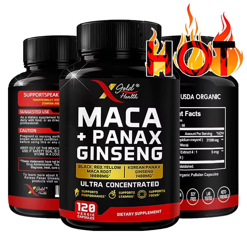 Supplemental Ginseng Capsules for Men and Women